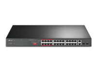 TP-Link TL-SL1226P switch No administrado Gigabit Ethernet (10/100/1000) Energía sobre Ethernet (PoE) 1U Gris