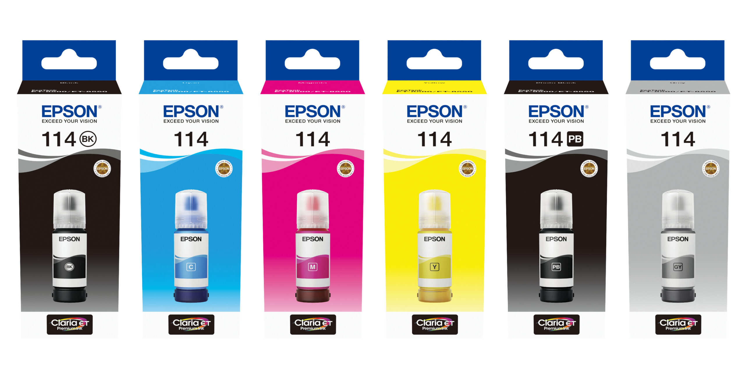 Epson 114 EcoTank Yellow ink bottle - Imagen 2