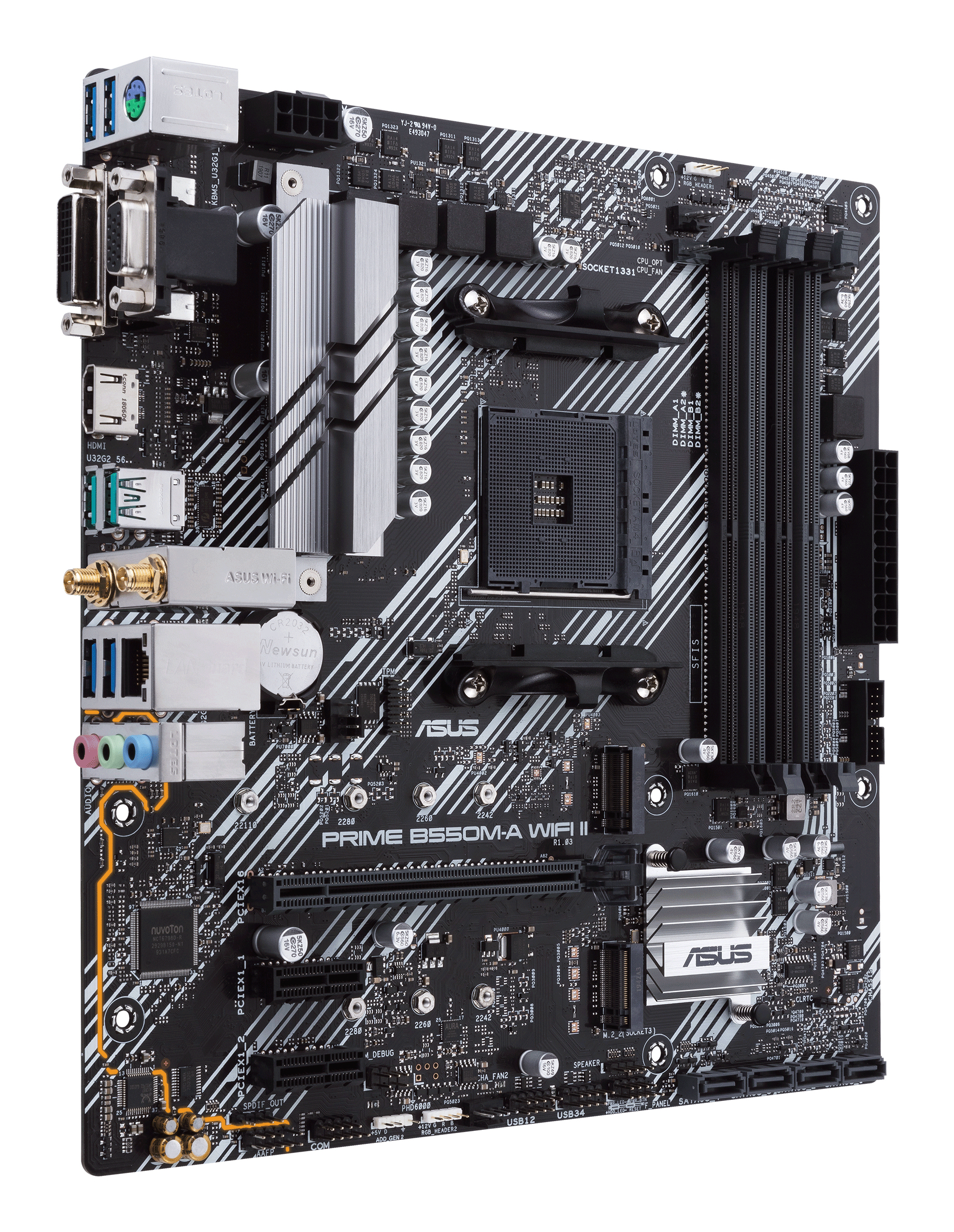 ASUS PRIME B550M-A WIFI II AMD B550 Zócalo AM4 micro ATX - Imagen 3