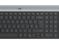 Logitech Slim MK470 teclado Ratón incluido Universal RF inalámbrico QWERTY Español Grafito