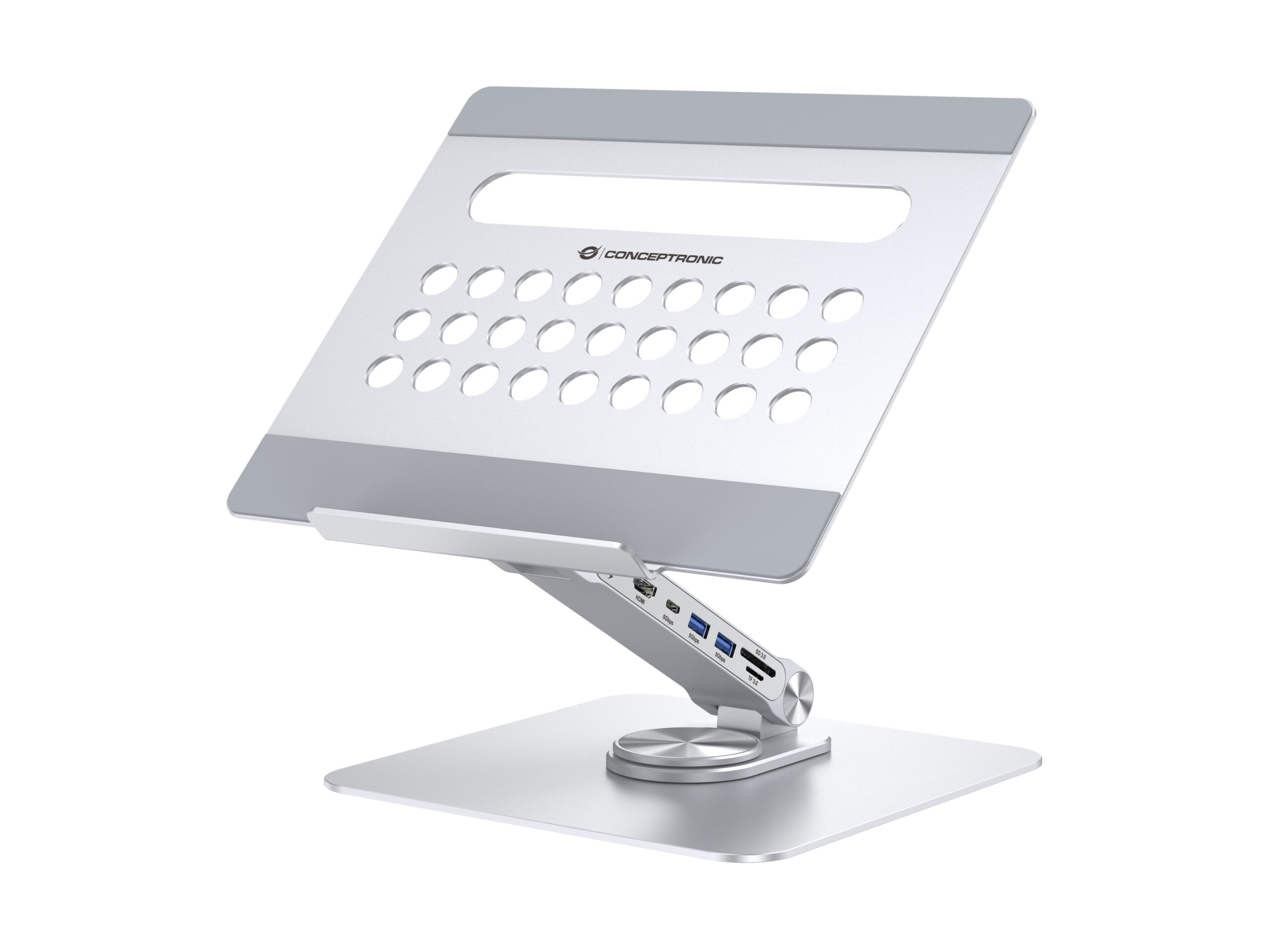 Conceptronic DONN27G soporte para ordenador portátil Plata - Imagen 3