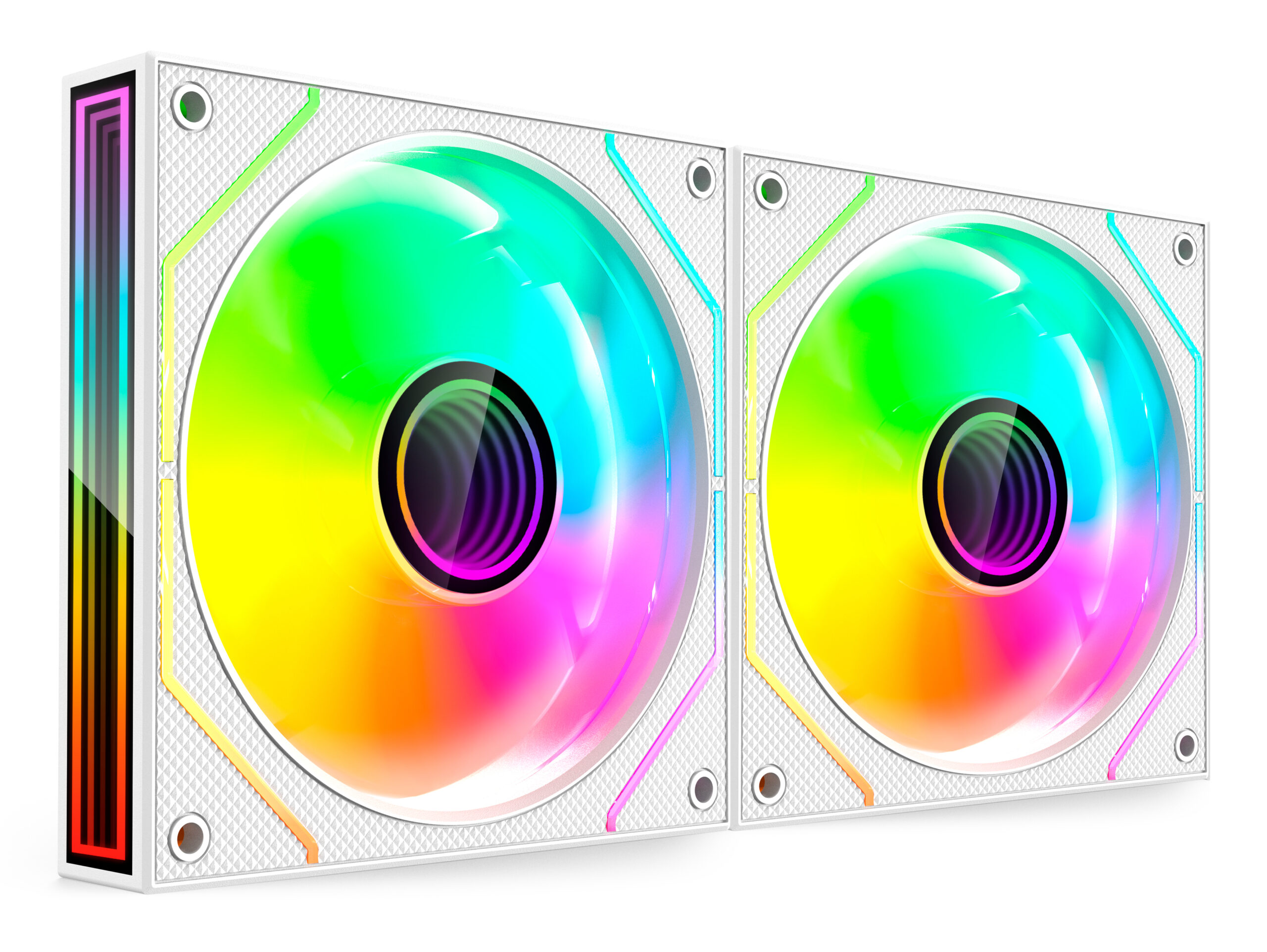 Mars Gaming MF3DPROX2W sistema de refrigeración para ordenador Carcasa del ordenador Ventilador 12 cm Blanco - Imagen 2