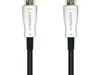 AISENS Cable HDMI V2.0 AOC Premium Alta Velocidad / HEC 4k@60Hz 18Gbps, A/M-A/M, Negro, 20m